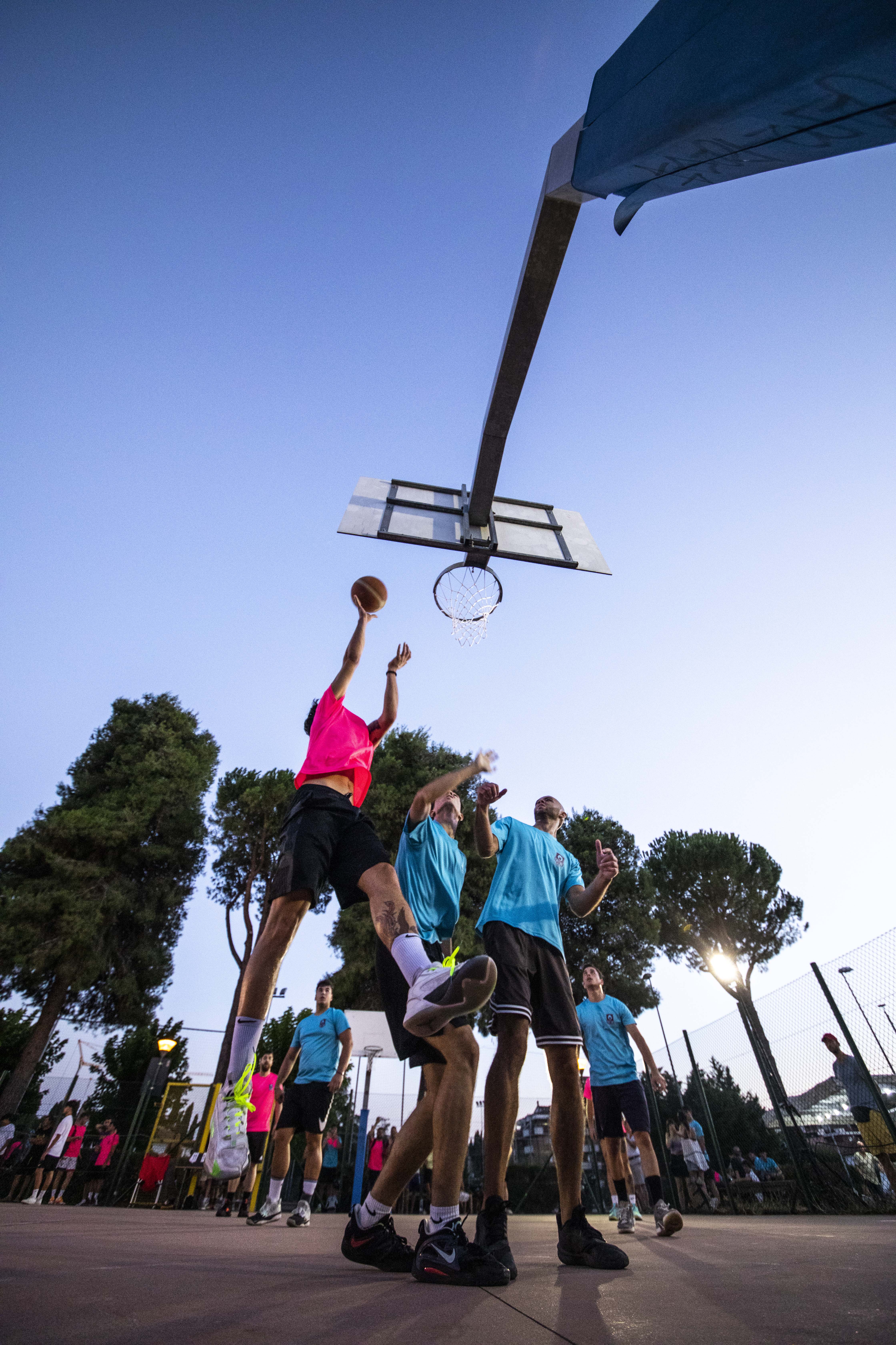 Layup al tramonto